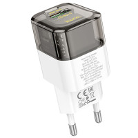 Сетевое зарядное устройство Hoco C131A Platium PD30W+QC3.0 black