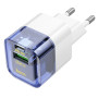 Мережевий зарядний пристрій Hoco C131A Platium PD30W+QC3.0 blue