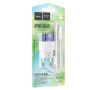 Сетевое зарядное устройство Hoco C131A Platium PD30W+QC3.0 + Cabel Type-C to Lightning blue
