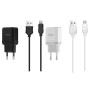 Сетевое зарядное устройство Hoco C22A USB Charger 2.4A (+ кабель Lightning) black