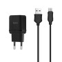 Сетевое зарядное устройство Hoco C22A USB Charger 2.4A (+ кабель Micro USB) black