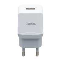 Сетевое зарядное устройство Hoco C22A USB Charger 2.4A white