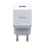 Сетевое зарядное устройство Hoco C22A USB Charger 2.4A (+ кабель Micro USB) white