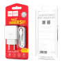 Сетевое зарядное устройство Hoco C72A + Micro USB white