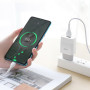 Сетевое зарядное устройство Hoco C72A + Type-C white