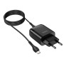 Сетевое зарядное устройство Hoco C72Q QC3.0 + Micro USB black