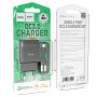 Сетевое зарядное устройство Hoco C72Q QC3.0 + Micro USB black
