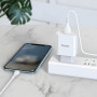 Сетевое зарядное устройство Hoco C81A + Type-C white