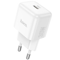 Мережевий зарядний пристрій Hoco N32 Glory PD30W white
