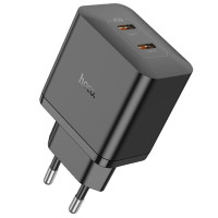 Мережевий зарядний пристрій Hoco N35 Streamer PD45W 2Type-C black