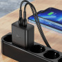Сетевое зарядное устройство Hoco N35 Streamer PD45W 2Type-C black