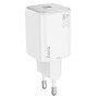 Сетевое зарядное устройство Hoco N40 Mighty PD20W + Cabel Type-C to Lightning white
