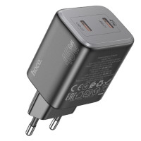 Сетевое зарядное устройство Hoco Hoco N42 Elogiado 2C PD45W 2Type-C black