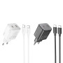 Сетевое зарядное устройство Hoco Hoco N42 Elogiado 2C PD45W 2Type-C + Cabel Type-C to Type-C black
