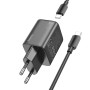Сетевое зарядное устройство Hoco Hoco N42 Elogiado 2C PD45W 2Type-C + Cabel Type-C to Type-C black