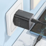 Сетевое зарядное устройство Hoco Hoco N42 Elogiado 2C PD45W 2Type-C + Cabel Type-C to Type-C black