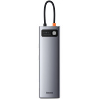 Хаб Baseus USB-C Metal Gleam Series 11 в 1 для MacBook / iMac / iPad