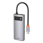 Хаб Baseus USB-C Metal Gleam Series 4 в 1 для MacBook / iMac / iPad
