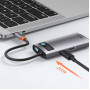 Хаб Baseus USB-C Metal Gleam Series 4 в 1 для MacBook / iMac / iPad