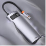 Хаб Baseus USB-C Metal Gleam Series 6 в 1 для MacBook / iMac / iPad