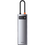 Хаб Baseus USB-C Metal Gleam Series 8 в 1 для MacBook / iMac / iPad