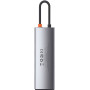 Хаб Baseus USB-C Metal Gleam Series 8 в 1 для MacBook / iMac / iPad
