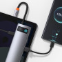 Хаб Baseus USB-C Metal Gleam Series 8 в 1 для MacBook / iMac / iPad