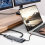 Хаб Baseus USB-C Metal Gleam Multifunctional 9 в 1 для MacBook / iMac / iPad