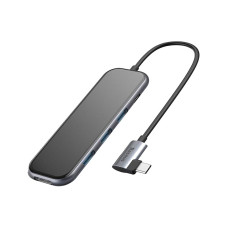 Хаб Baseus USB-C Mirror Multi-functional 5 в 1 USB Type-C to USB 3.0 x3 / HDMI 4K / PD для MacBook / iPad