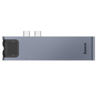 Хаб Baseus Thunderbolt C + Pro 7 в 1 Smart HUB USB-C для MacBook Pro / Air