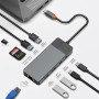 Хаб Wiwu A923RPT 9 in 1 gray  для MacBook / iMac / iPad