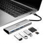 Хаб Wiwu Adapter Alpha USB-C 5 в 1 532ST gray для MacBook / iMac / iPad
