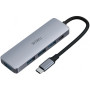Хаб Wiwu Alpha HUB 541BC 5 in 1 gray  для MacBook / iMac / iPad