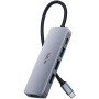 Хаб Wiwu Alpha HUB 541BC 5 in 1 gray  для MacBook / iMac / iPad