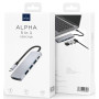Хаб Wiwu Alpha HUB 541BC 5 in 1 gray  для MacBook / iMac / iPad