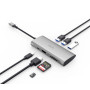 Хаб Wiwu Alpha HUB 731HP 7 in 1 gray  для MacBook / iMac / iPad